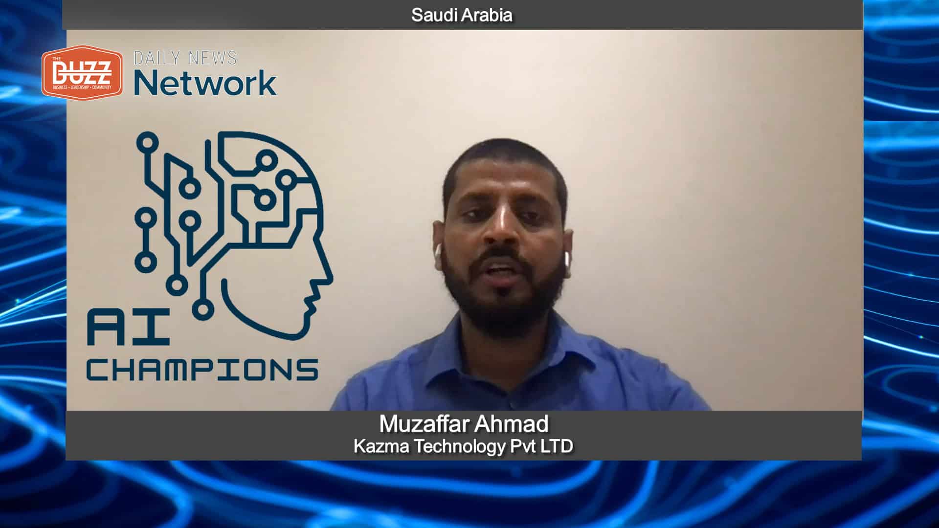 AI Champions with Muzaffar Ahmad of Kazma Technology Pvt LTD